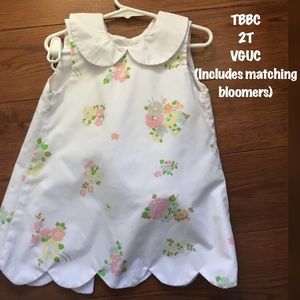 TBBC Biltmore Bouquet Dress w/ matching Bloomers